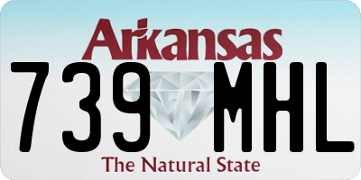 AR license plate 739MHL