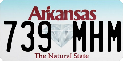 AR license plate 739MHM
