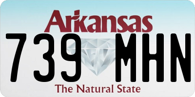 AR license plate 739MHN