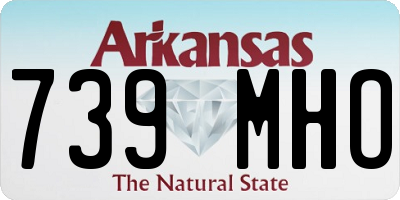 AR license plate 739MHO