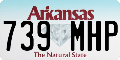 AR license plate 739MHP