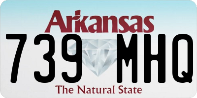 AR license plate 739MHQ