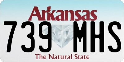 AR license plate 739MHS