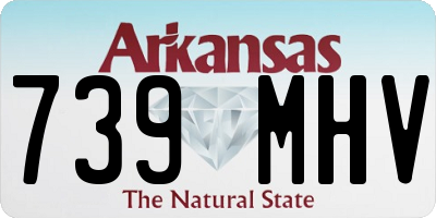 AR license plate 739MHV