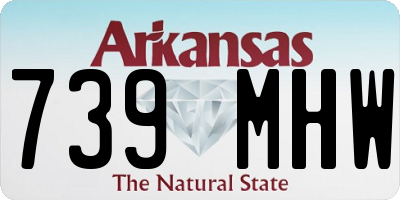 AR license plate 739MHW