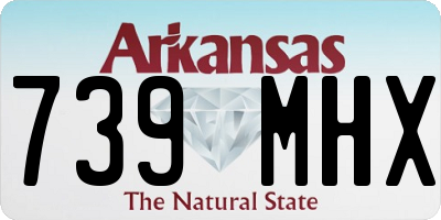 AR license plate 739MHX