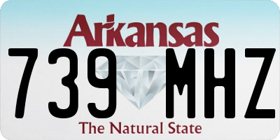 AR license plate 739MHZ