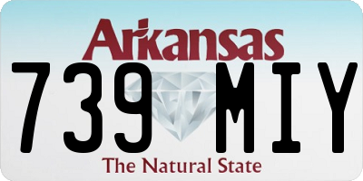 AR license plate 739MIY