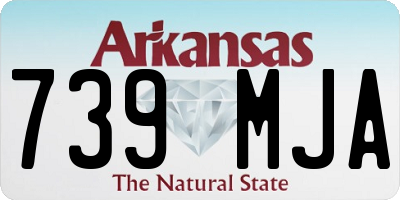 AR license plate 739MJA