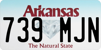 AR license plate 739MJN