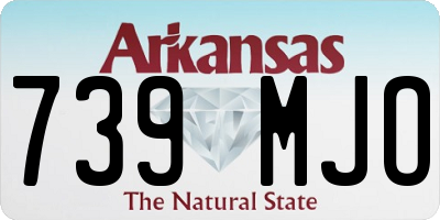AR license plate 739MJO