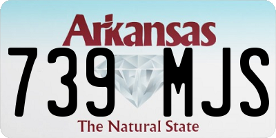 AR license plate 739MJS