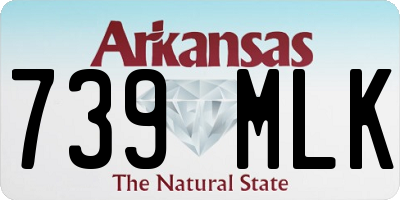 AR license plate 739MLK