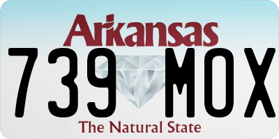AR license plate 739MOX