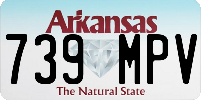 AR license plate 739MPV