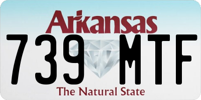 AR license plate 739MTF