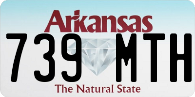 AR license plate 739MTH