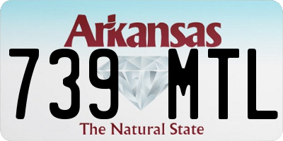 AR license plate 739MTL
