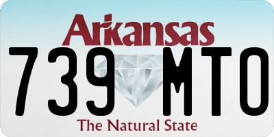 AR license plate 739MTO