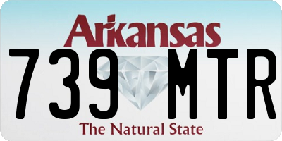 AR license plate 739MTR