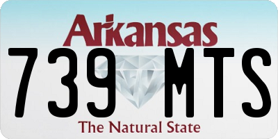 AR license plate 739MTS
