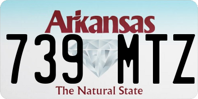AR license plate 739MTZ