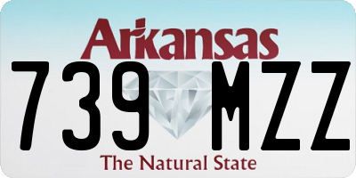 AR license plate 739MZZ