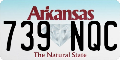 AR license plate 739NQC