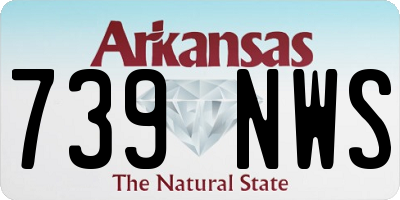 AR license plate 739NWS