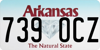 AR license plate 739OCZ