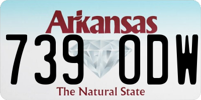 AR license plate 739ODW