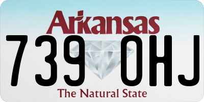 AR license plate 739OHJ
