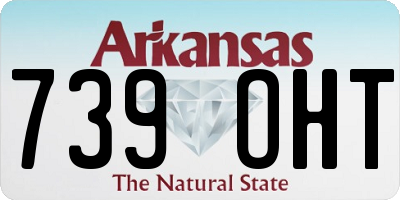 AR license plate 739OHT