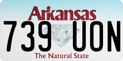 AR license plate 739UON