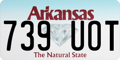 AR license plate 739UOT