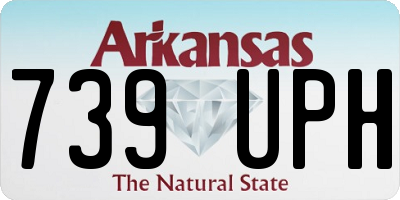 AR license plate 739UPH