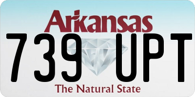 AR license plate 739UPT