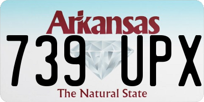 AR license plate 739UPX