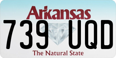 AR license plate 739UQD