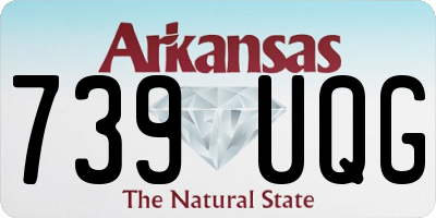 AR license plate 739UQG