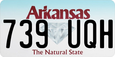 AR license plate 739UQH