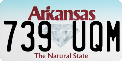 AR license plate 739UQM