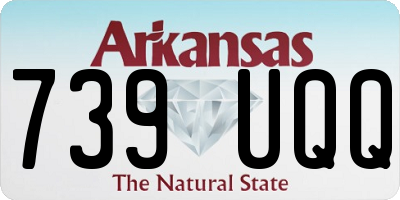 AR license plate 739UQQ