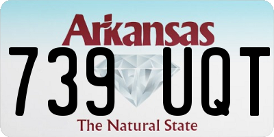 AR license plate 739UQT