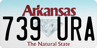 AR license plate 739URA