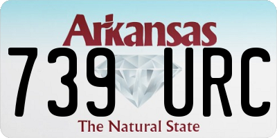 AR license plate 739URC