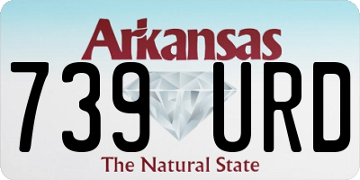 AR license plate 739URD