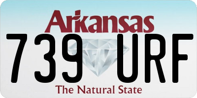 AR license plate 739URF