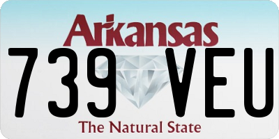 AR license plate 739VEU