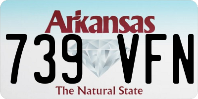 AR license plate 739VFN
